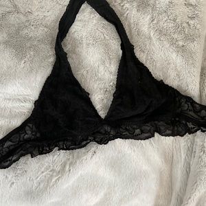 Black lace size small Victoria secret bralette